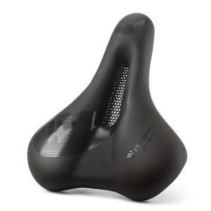 TEMU WEST BIKING 자전거 안장 두꺼운 시트 쿠션 MTB 로드 자전거 안장 레이싱 편안한 충격 방지 사이클링 시트