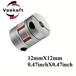 TEMU Veekaft 1개 D25L30 커플러 3개 조 알루미늄 합금 플럼 유연 샤프트 커플링 모터 커넥터 유연 커플러 D25 L30 5/6/6.35/8/10/12mm