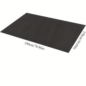 TEMU 1개 대형 블랙 600D 옥스포드 원단 PVC 코팅 다용도 미끄럼방지 매트 - 소프트 PVC 트렁크 라이너, 차량, 애완동물 친화적 자동차 매트, 주방, 서랍, 가정용 | 쉽게 자를 수 있는 사이즈, 내구성 바닥 보호대, DIY 자동차 트렁크 매트