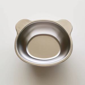 TEMU 1 Bear Ear 볼, 스낵 볼, SUS304 스테인리스 스틸, 450ML, 더블 이어 디저트 볼, 푸딩, 무스, 과일 샐러드, 디저트 볼, 볼, 소형 볼, 식사 볼, 주방용품 세트, 식기세척기 사용 가능