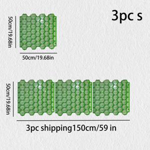 TEMU 3개 세트 그린 슬로프용 그라스 그리드, 차도, 정원 DIY 야외 포장 그레이팅, 정원 주차장, RV 파티오 조경용 내구성 플라스틱, 인터로킹 디자인, 쉬운 설치, 3개 150cm/59인치