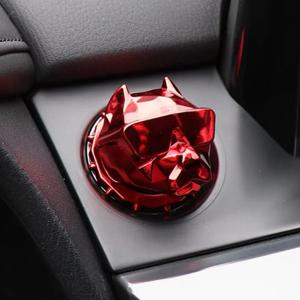 TEMU 불독 스타트 스톱 버튼 커버, 원클릭 점화 잠금, 스크래치 방지 금속 구조, 플립 오픈 디자인, 점화 SUV/트럭 호환, 내부 업그레이드 액세서리, 차량, 자동차 튜닝, 차량 개조, 배터리 없음