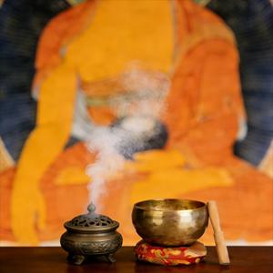 TEMU 수면 위안 Singing Bowl, 수제 티베트 명상 볼 세트, 정통 요가 명상 볼, 평화로운 연습 및 휴식, 막대 및 베개 포함 구리 볼