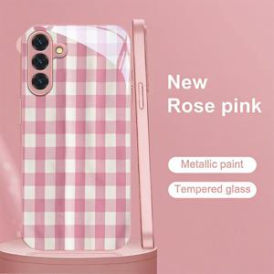 TEMU 휴대폰 케이스 - 삼성 갤럭시 S9, S10, S20, S20 울트라, S21 5G, S21+, S22, S23 플러스, S24 플러스, S25, S25 엣지, 노트 9, 노트 10, 노트 10+, 노트 20에 적합한 컨트리 스타일 패턴 휴대폰 케이스