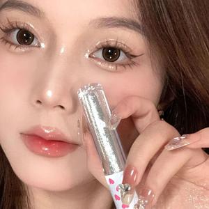 TEMU 섬세한 글리터 하이라이터 리퀴드 아이섀도우 얼굴 리퀴드