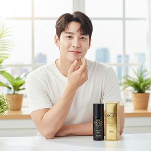 TEMU 앙쥬 24K골드 남성 올인원 토탈 솔루션 에센스 200ml