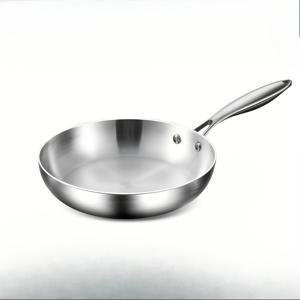 TEMU 스테인리스 스틸 프라이팬, 빠른 균일한 가열, 모든 스토브top 호환 (인덕션 포함), 다용도 프라이팬, 웍 쿡잉 팬, 내구성 좋은 식기세척기 사용 가능, 가정용 일상 조리용 주방 조리 기구