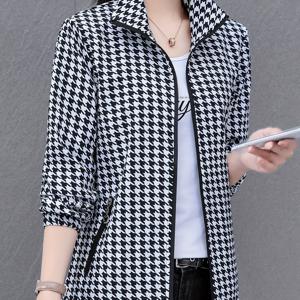 TEMU 하운드투스 코트, 신상 봄/가을 여성용 긴팔 멀티핏 가벼운 탑, 중년 엄마를 위한
