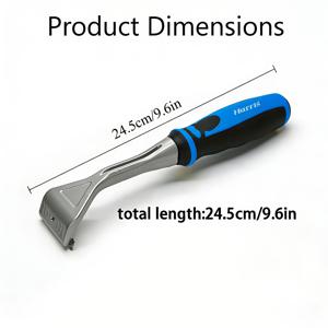 TEMU 고품질 인체공학적 초경 스크레이퍼, 바니쉬, 페인트, 접착제, 레진, 건조한 글레이즈, 얼룩, 퍼티 및 스크래치 제거 도구