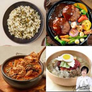 [특가전] 빅마마 이혜정의 나물밥 3종/뼈없는 감자탕/순메밀면/함박스테이크
