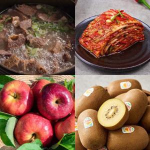 [메가딜]제스프리 키위/사과/신동진쌀/김하진 갈비탕/정성곳간 김치 홈쇼핑 인기식품 BEST전