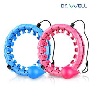 [닥터웰] 웰써클 홈트레이닝 훌라후프 (블루/레드)