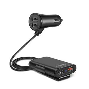 퀵차지3.0 차량용 멀티 USB 고속충전기 시거잭 연장선 12V 24V 자동차 화물차 핸드폰 휴대폰 급속 충전기