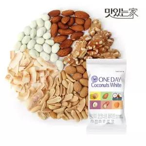 맛있는家 산과들에 코코넛 하루견과 원데이코코너츠화이트 60봉