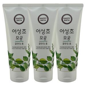 해피바스 어성초 모공 클렌징폼 200g 3개