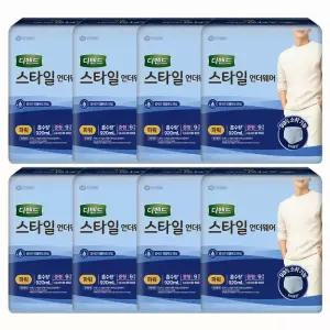 디펜드 스타일 언더웨어 남성 파워 중형 9개입 X 8팩 (총72개)