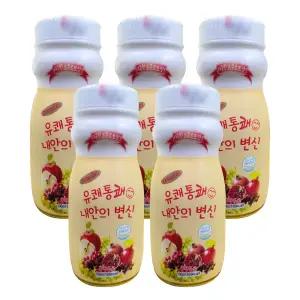 프리미엄 유쾌통쾌 내안의변신 100ml 5병 식이섬유 음료 요구르트맛 V