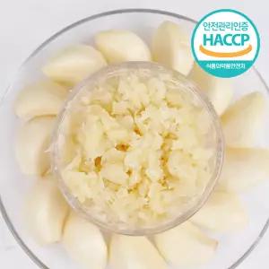 HACCP인증 국내가공 냉동 다진마늘 1kg 5개