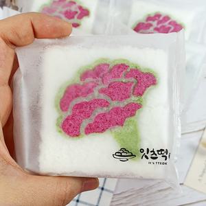 잇츠떡 카네이션 꿀설기 어버이날 스승의날 유치원 어린이집 선물 개별포장떡 냉동떡 낱개포장 맛있는떡