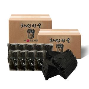 화성참숯 숯불구이 바베큐 대용량 캠핑 펜션 업소용 야외용 개별포장(800gx20봉),16kg