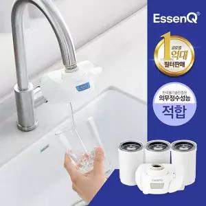 [에센큐]씽크수전에 바로연결 정수기 디지털NEO 코브라형 1년세트_본체1+정수필터3