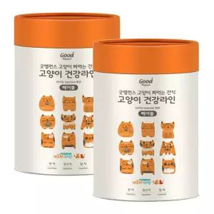 굿밸런스 짜먹는 간식 헤어볼 60P x 2개