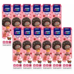 2080키즈 3스텝 베리믹스 치약 브레드이발소, 80g, 12개