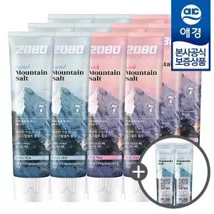 [애경][국내생산] 2080 퓨어 솔트 치약 150g x12개 (+퓨어플러스 본품치약 150g 2개증정)