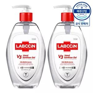 [애경]랩신 V3 손소독제 새니타이저 겔 본품 500ml x2개