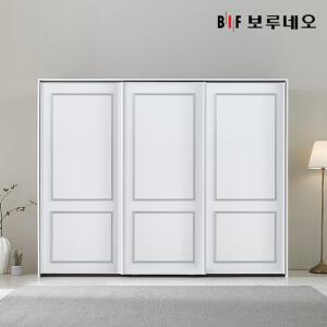 쥬피터 E0 웨인스코팅 슬라이딩 키큰 옷장 2600 (3도어 W2610)