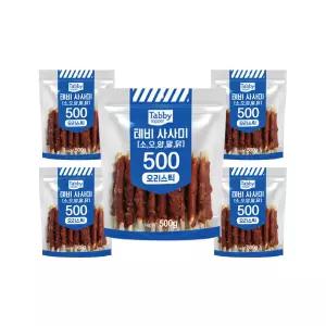 테비 사사미 500g 오리스틱 x5개 강아지간식