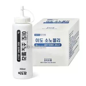 이도팜 소노젤리 블루 250ml 60개 Box) 소노겔 초음파젤 파랑