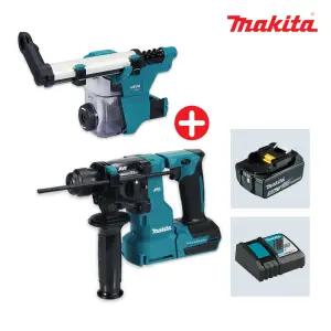 마끼다 DHR183RTE 18V 5.0Ah 배터리x1팩 충전집진로터리해머 함마드릴+집진기 18mm 앙카드릴
