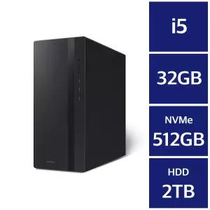 삼성 데스크탑5 DM500TGZ-AD5A Win11Pro / 32GB 램 / NVMe SSD 512GB + HDD 2TB / 윈도우11pro//