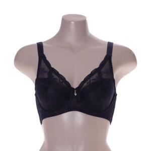 [갤러리아] [비비안]BBM나뭇잎패턴 기능성 풀컵브라 A,B,C컵(BR3506/NAVY)