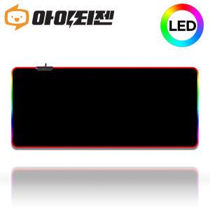 LED 게이밍 키보드 마우스 장패드 대형 장마우스패드 80x30 MSR-4