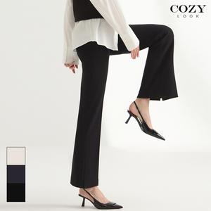 [COZYLOOK] 여성 세미플레어 슬랙스 3종택1_N