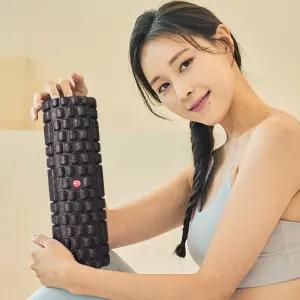 UPNS 지압 돌기 마사지 하드 EPP 미니 폼롤러 30cm
