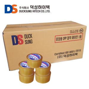 덕성 박스테이프 48mm 40M 1박스 OPP 택배 포장 다용도 산업용 테이프