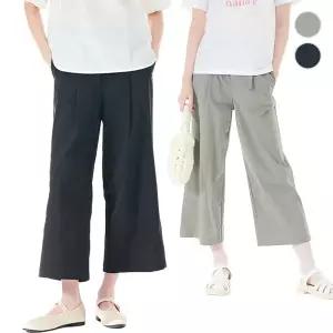 [체이스컬트] BACK 밴딩 와이드 PANTS/2Color