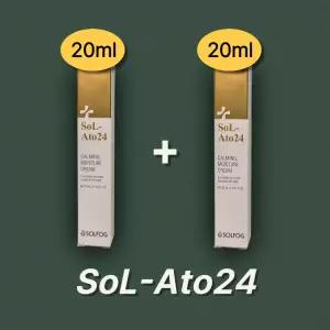솔아토24 카밍 모이스처 크림 20ml + 20ml 원쁠원 구성 (유통기한 04월)