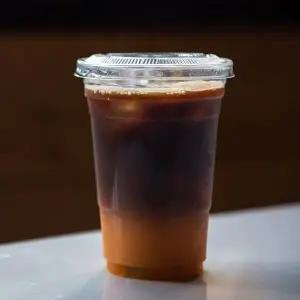 [원포장]92파이 14온스 아이스컵 420ml + 평리드 뚜껑 200개 세트