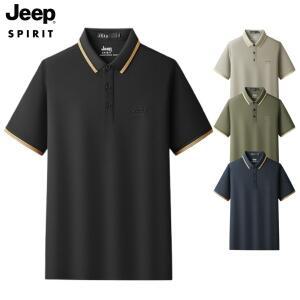 JEEP 지프 남성 반팔 카라티셔츠 /빅사이즈/단체/헨리넥/골프웨어/무지