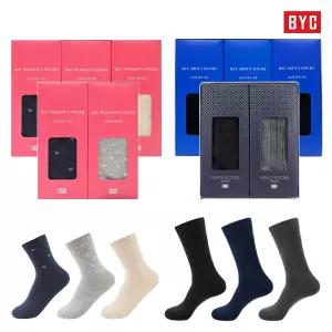 BYC 양말선물세트 남녀 정장양말 2/3매입 [무료선물포장]