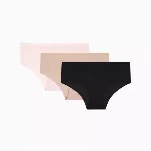 [롯데백화점]캘빈클라인 여성 로우 컷 힙스터 3PK QP3372O-5EP