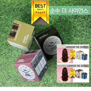 순수 더 사이언스 살롱 염색제(로즈핑크_ 밀크_ 초코)