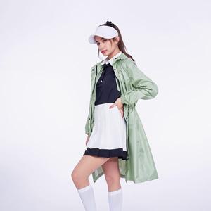 [헬로버디]여성 골프우비 레인코트 비옷 민트 방수 아노락