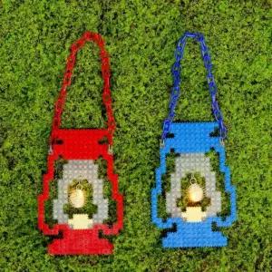 LED 캠핑 랜턴 디폼 블럭 만들기 diy 키트 여름 무드등 장식 미술 활동 초등 돌봄 늘봄 방과후 수업 교구 복지관 행사 용품