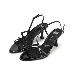 바바라 소가죽 슬림 씬 스트랩 여성힐샌들 7cm_BBI401