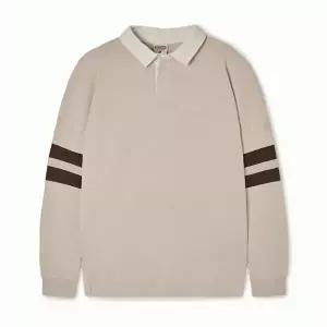[후아유] 럭비 슬리브 라인 티셔츠 / Rugby Sleeve Line T-shirt_A WHLAF3891U
